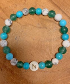 Bracelet pierres personnalisé