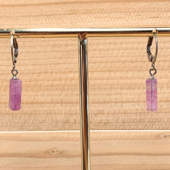 Boucles d’oreilles Améthyste