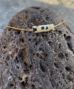 Collier pierre jaspe dalmatien