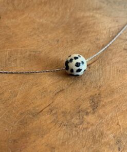 Pierre ronde Jaspe dalmatien