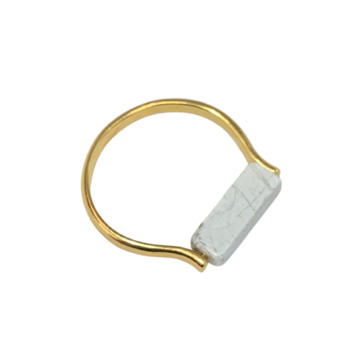 Pierre rectangle Howlite