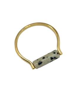 Pierre rectangle Jaspe dalmatien