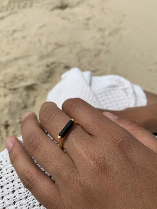 Bague Hiva dorée – Image 3