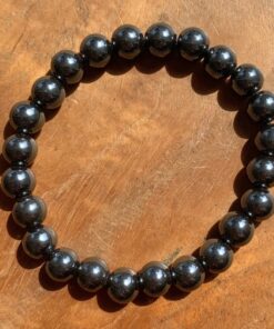 Bracelet en pierres fines hématite