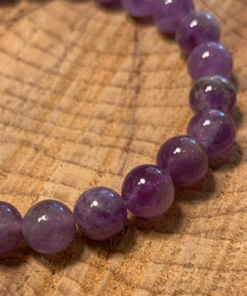 Bracelet en pierres fines améthyste