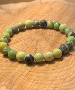 Bracelet en pierres fines chrysoprase