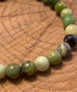 Bracelet en pierres fines chrysoprase