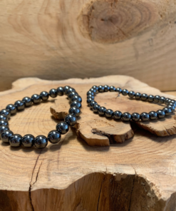 Bracelet en pierres fines hématite