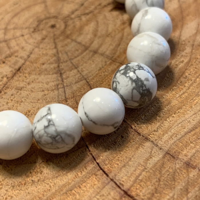 Bracelet pierres fines howlite