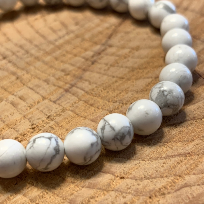 Bracelet pierres fines howlite