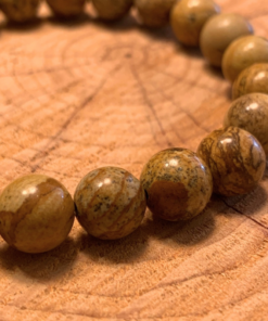 Bracelet pierres fines jaspe paysage