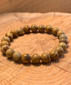 Bracelet pierres fines jaspe paysage