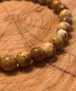 Bracelet pierres fines jaspe paysage