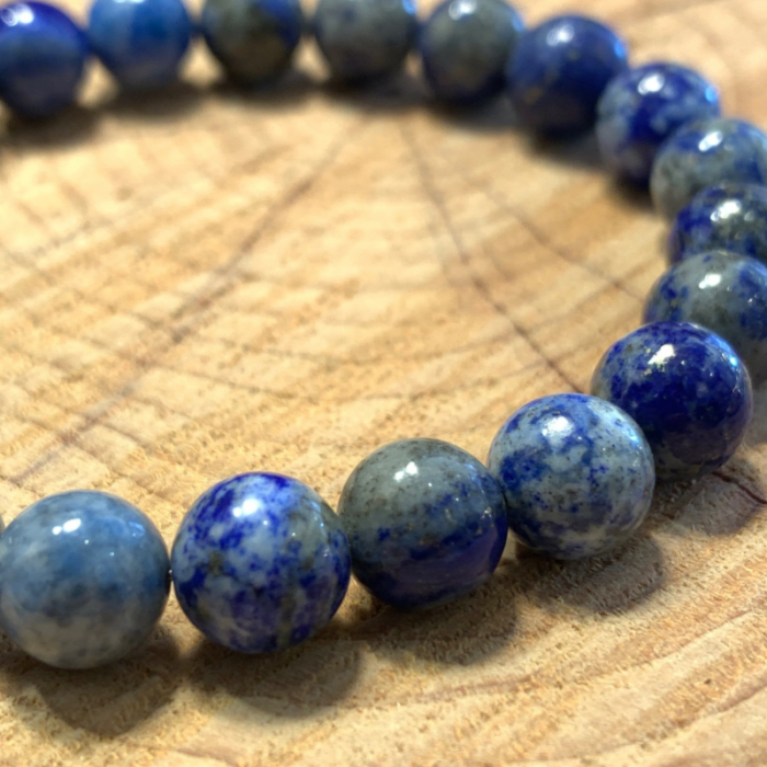 Bracelet en pierres fines lapis lazuli