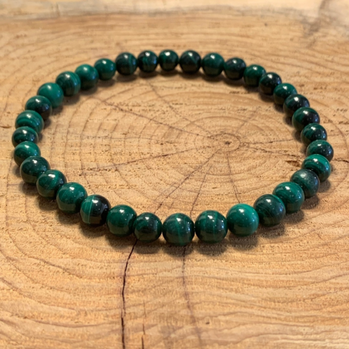 Bracelet pierres fines malachite