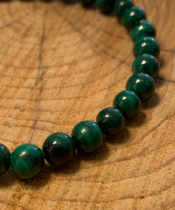 Bracelet pierres fines malachite