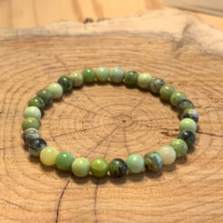 Bracelet en pierres fines chrysoprase