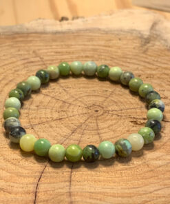 Bracelet en pierres fines chrysoprase