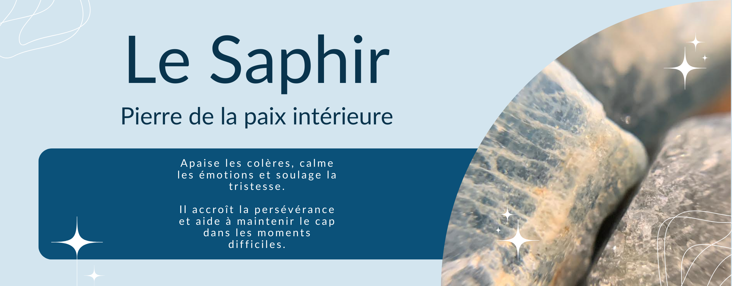 Saphir, la pierre de septembre