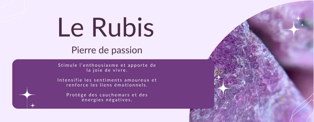 Rubis, la pierre de juillet